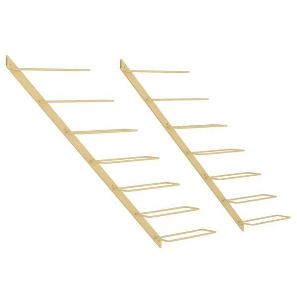 vidaXL Weinregal Wand-Weinregale für 7 Flaschen günstig online kaufen