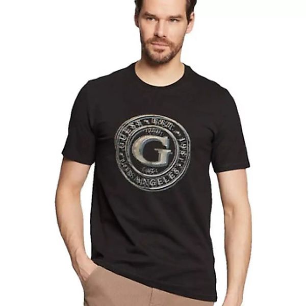 Guess  T-Shirt Round logo günstig online kaufen
