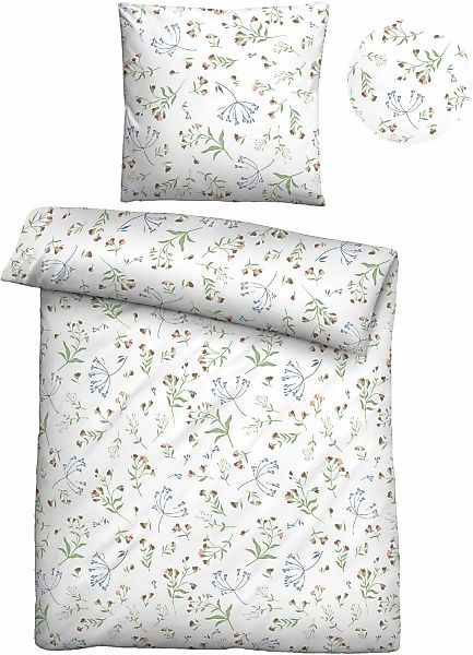 Castell - Markenbettwäsche Bettwäsche "Tilda" 2 tlg. hautsympathisch, 100% günstig online kaufen