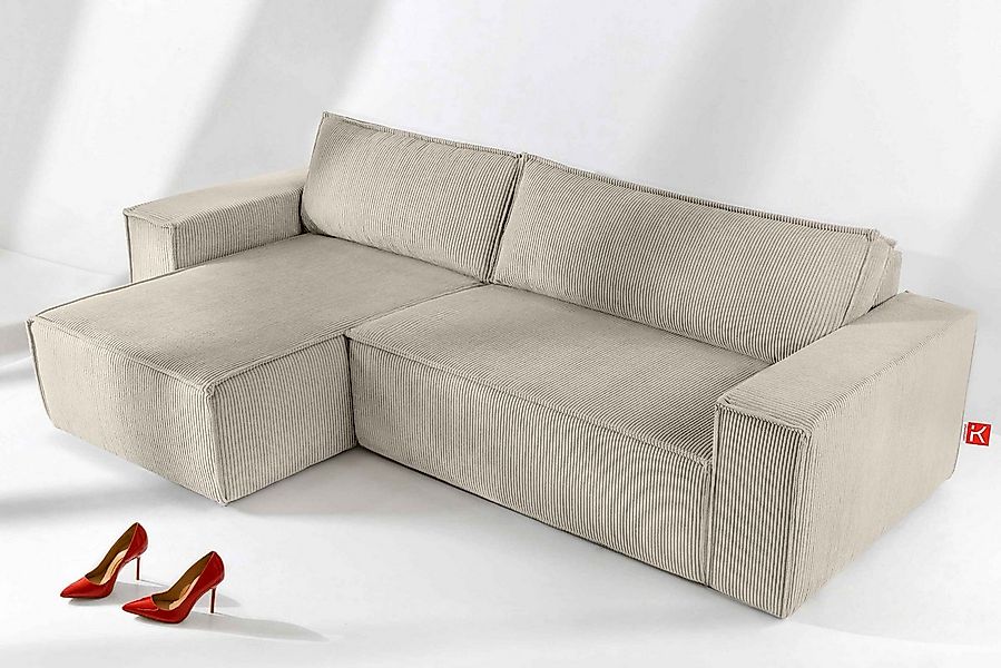 KONSIMO® Ecksofa NAPI Universal-Ecksofa links oder rechts, hergestellt in d günstig online kaufen