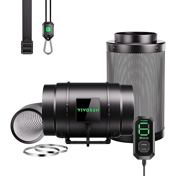 VIVOSUN Ventilatorkombigerät VIVOSUN AeroZesh G-Serie Smart günstig online kaufen