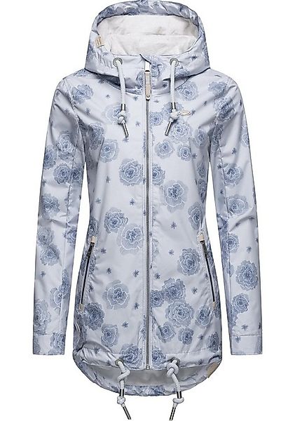 Ragwear Outdoorjacke Zuzka Flower stylische Übergangsjacke mit großer Kapuz günstig online kaufen