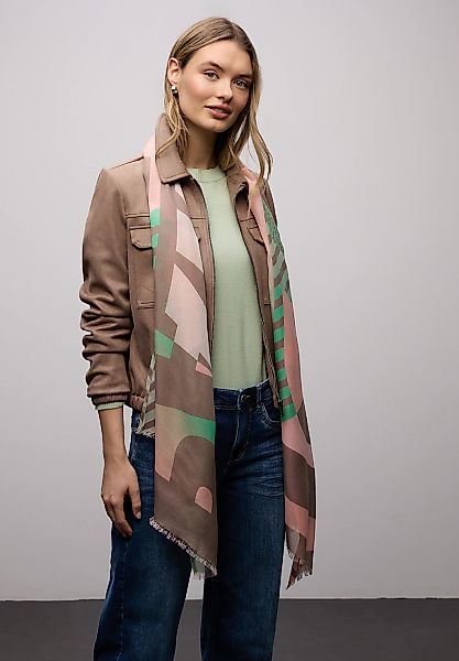 STREET ONE Schal mit grafischem Muster günstig online kaufen