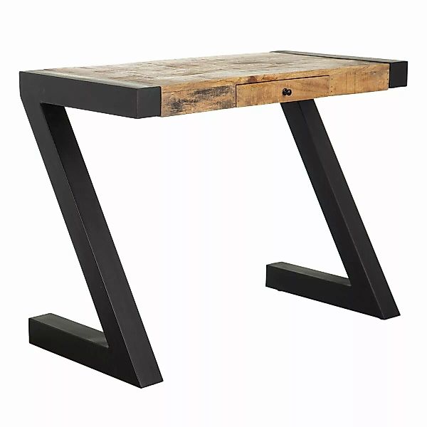 Schreibtisch 100 X 50 X 77 Cm Holz Eisen günstig online kaufen