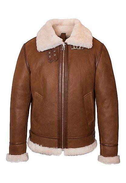 Lolus Lederjacke Vonrock Lammfell Lammfelljacke mit weichem und hellem Lamm günstig online kaufen