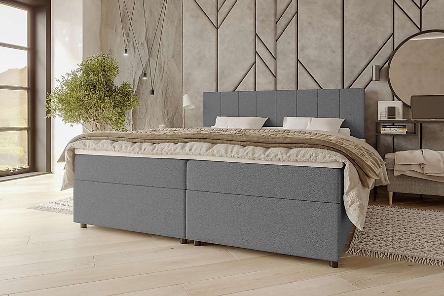 99rooms Boxspringbett Kira (Schlafzimmerbett, Bett), 140/160/180x200 günstig online kaufen