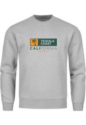 Neverless Sweatshirt Sweatshirt Herren Print California günstig online kaufen