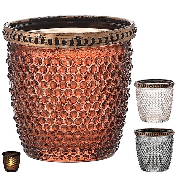 CEPEWA Windlicht Windlicht 3er Set Glas günstig online kaufen