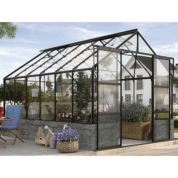 Vitavia Gewächshaus Cassandra 9900 Schwarz 9,9 m² günstig online kaufen