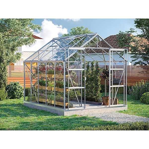 Vitavia Gewächshaus Uranus 8300 Alu blank 8,3 m² günstig online kaufen