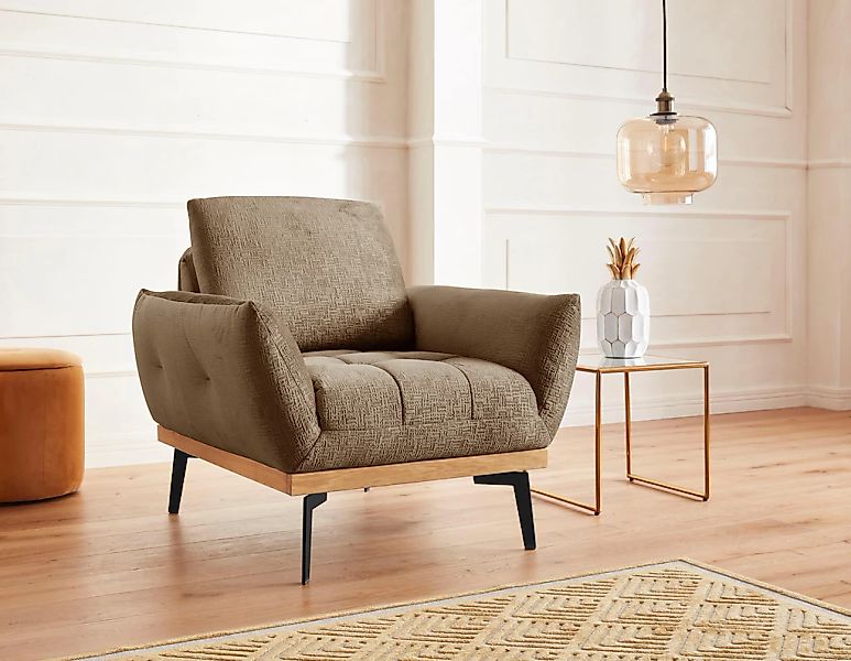 exxpo - sofa fashion Sessel "Palic, Loungesessel", inklusive Rückenverstell günstig online kaufen