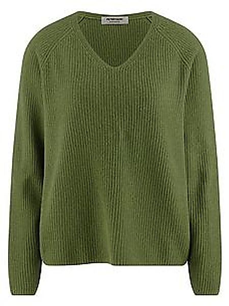 V-Pullover Peter Hahn grün günstig online kaufen