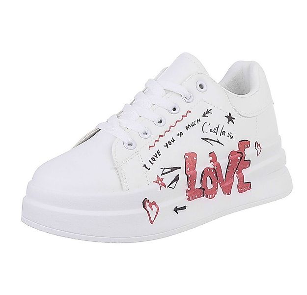 Ital-Design Damen Low-Top Freizeit Sneaker (88519147) Flach Sneakers Low in günstig online kaufen