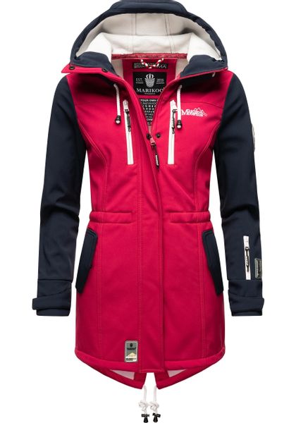 Marikoo Funktionsmantel "Zimtzicke" Wasserdichter Softshell Parka mit Kapuz günstig online kaufen