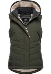 Ragwear Steppweste "Hesty" Wasserdichte Outdoor-Weste mit abnehmbarer Kapuz günstig online kaufen