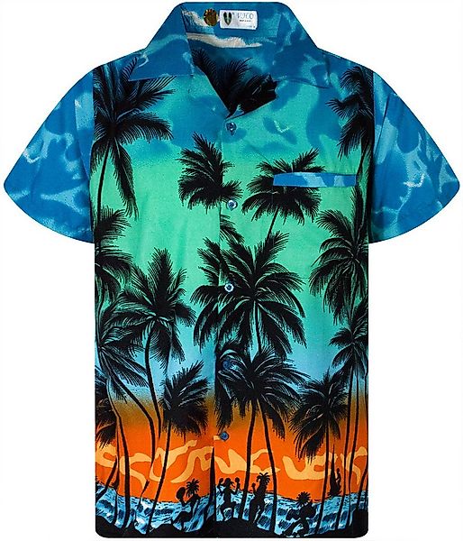 King Kameha Hawaiihemd Beach Eclectic Funky Hawaii-Hemd, Herren, Kurzarm, F günstig online kaufen