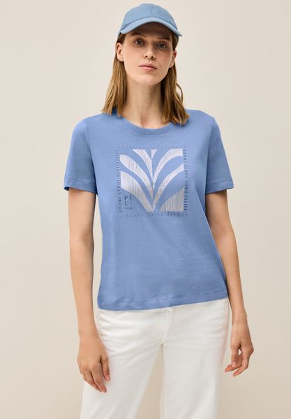 Cecil T-Shirt aus reiner Baumwolle günstig online kaufen