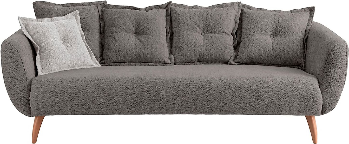 Home affaire 3-Sitzer »Baggio modern und romantisches Design, bequem«, Zier günstig online kaufen