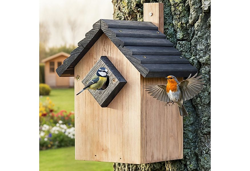 Zooprinz Nistkasten Vogelhaus für Wildvögel Wetterfest Vollholz Vogelhäussc günstig online kaufen