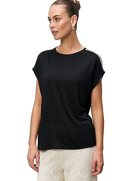 Zero T-Shirt zero Shirt mit Kontraststickerei günstig online kaufen