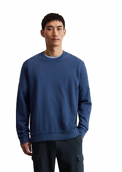 Marc O'Polo Sweatshirt Basic, mit Rippbündchen, günstig online kaufen