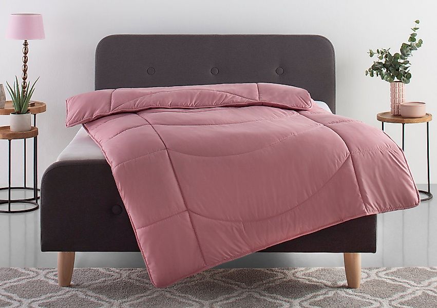 my home Microfaserbettdecke "Microlux, Bettdecke 135x200 cm, 155x220 cm, 20 günstig online kaufen