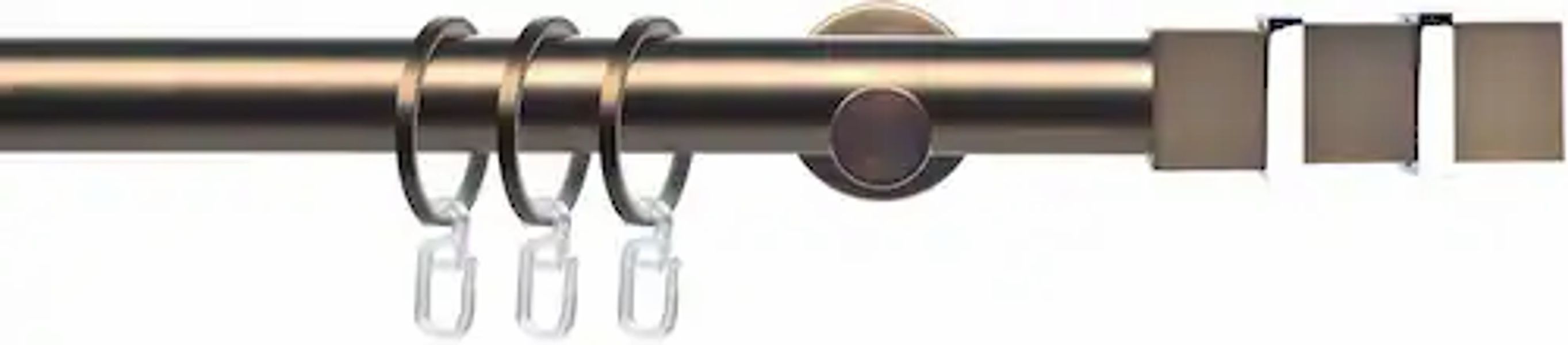 Liedeco Gardinenstange "CELQUADE01SG1L" Ø 25 mm 1 läufig-läufig Fixmaß 1-lä günstig online kaufen