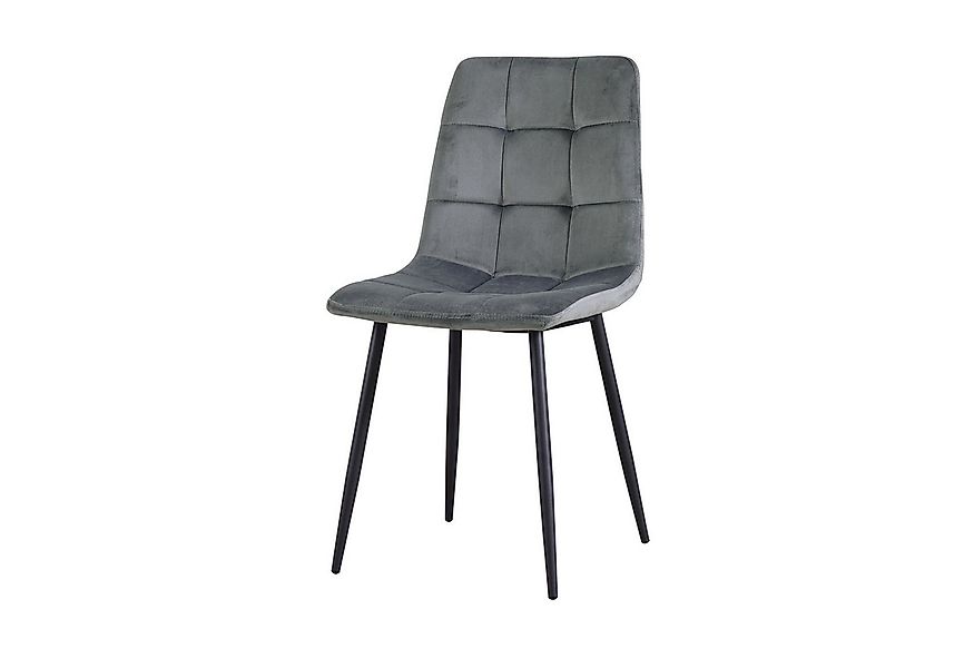 HTI-Living Esszimmerstuhl Stuhl Mesa Velvet Grau (1 St), Esszimmerstuhl Sam günstig online kaufen
