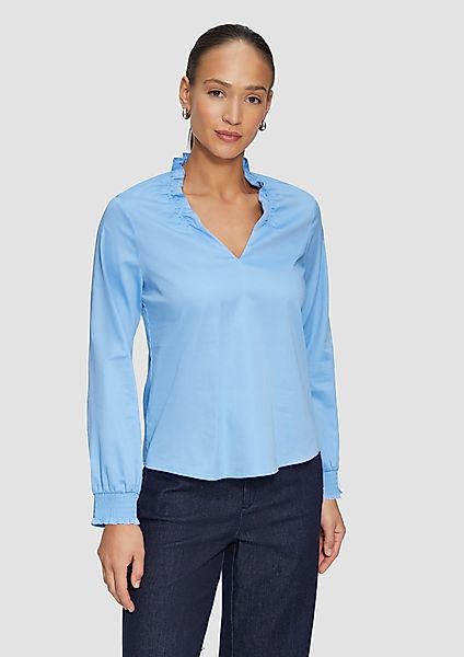 s.Oliver BLACK LABEL Langarmbluse Bluse mit günstig online kaufen