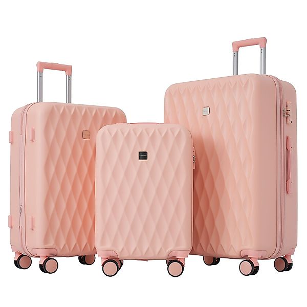 OKWISH Kofferset Reisekoffer Trolleyset, 4 Rollen, günstig online kaufen