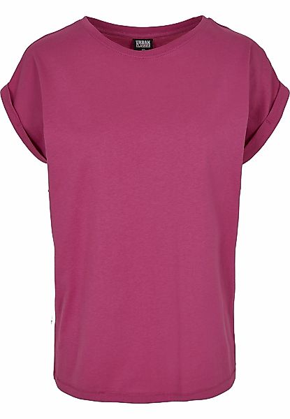 URBAN CLASSICS Kurzarmshirt "Urban Classics Damen Ladies Extended Shoulder günstig online kaufen