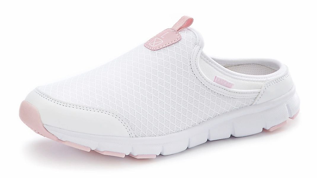 LASCANA Sneaker, Halbschuh, Freizeitschuh, Sabot, Clogs aus leichtem Mesh-M günstig online kaufen