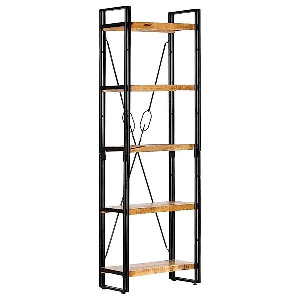 vidaXL Bücherregal 5 Fächer 60 x 30 x 180 cm Mango Massivholz 286582 günstig online kaufen