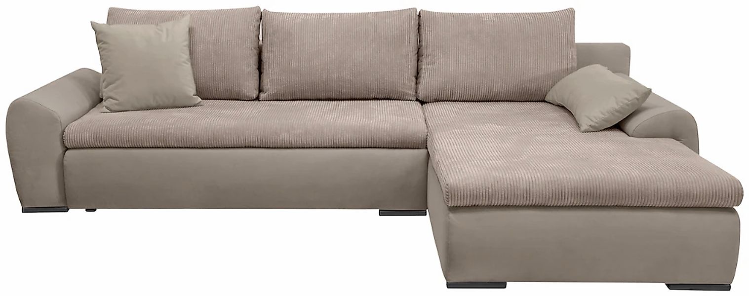 Home affaire Ecksofa "Win L-Form, B: 285 cm - OTTO. Verlässliche Qualität." günstig online kaufen
