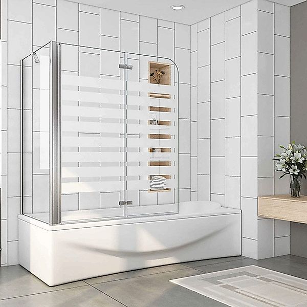 duschspa Badewannenaufsatz 6mm Duschwand Faltwand mit günstig online kaufen