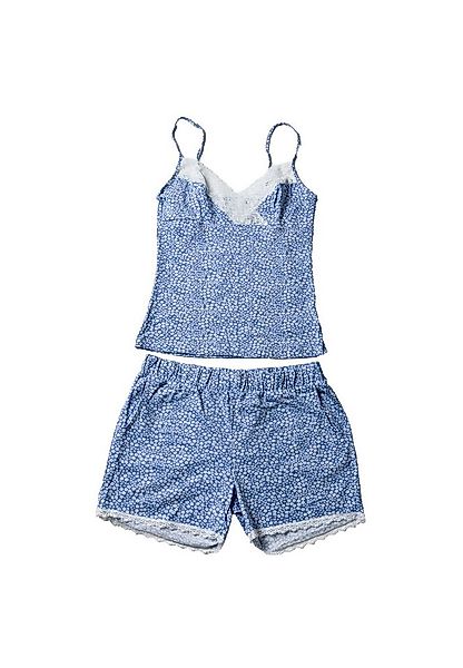 Diademita Schlafanzug Baumwollspitzen Pyjama-Set Top & Shorts (Set) günstig online kaufen