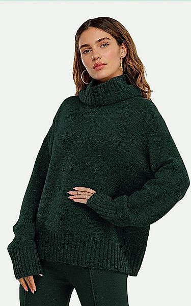 FS Collection Strickpullover Damen Pulloveroberteil – Strickpullover mit Ka günstig online kaufen