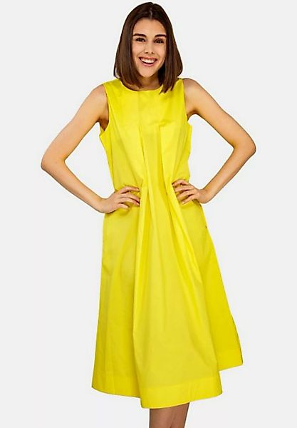 Tooche Sommerkleid Giallo Schlitz in Hinterer Mitte am Hals günstig online kaufen