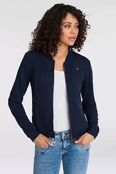 Ragwear Sweatjacke "KENIA CORE", mit Logo und gerafften Details günstig online kaufen