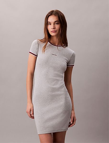 Calvin Klein Jeans Skaterkleid "SS COLOR BLOCK COTTON RIB BABY T", Mit Rund günstig online kaufen