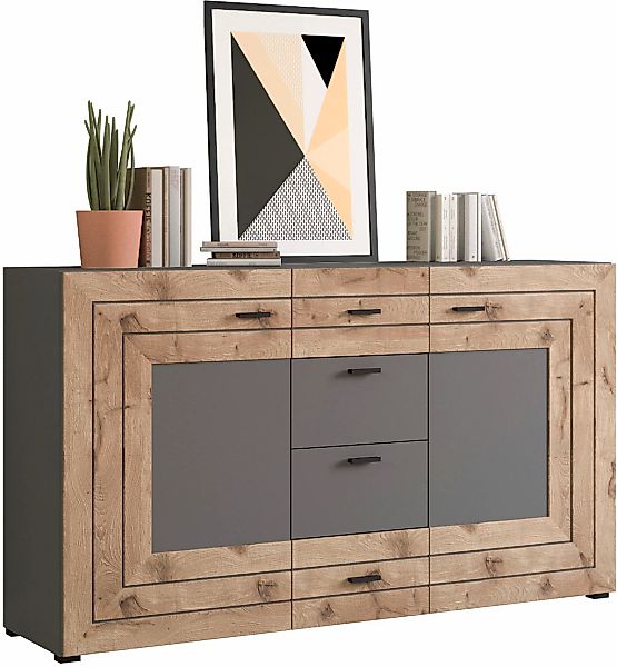 INOSIGN Sideboard "Aalborg, Breite 160 cm, 4 Schubkästen, 2 Türen, 6 Fächer günstig online kaufen