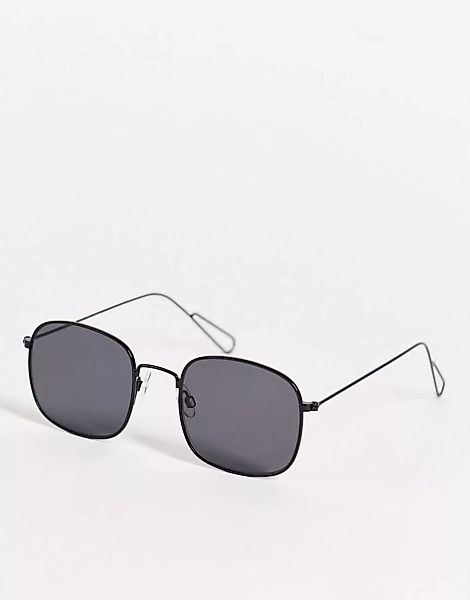 Weekday – Fare – Sonnenbrille in Schwarz günstig online kaufen