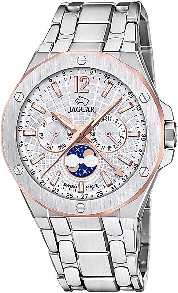 Jaguar Multifunktionsuhr Diplomatic Moonphase J1039/1, Quarzuhr,Armbanduhr, günstig online kaufen
