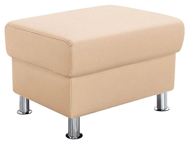 TRENDMANUFAKTUR Hocker »Rondo, Polsterhocker zur Serie, Breite 67 cm, Füße günstig online kaufen