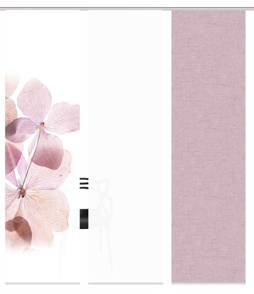 HOME WOHNIDEEN Schiebegardine "BONITA 3er SET" Paneelwagen 3 Stk. tlg. Schi günstig online kaufen