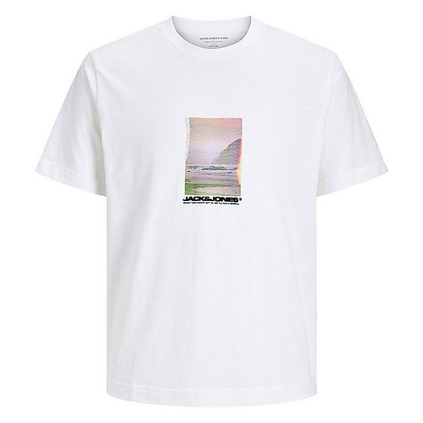 Jack & Jones T-Shirt JCOSAGO Photo Slub Tee SS Crew Neck mit Print auf der günstig online kaufen