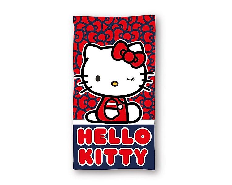 Hello Kitty Badetücher Hello Kitty Cutie Style Badetuch 70x140cm, 100% Poly günstig online kaufen