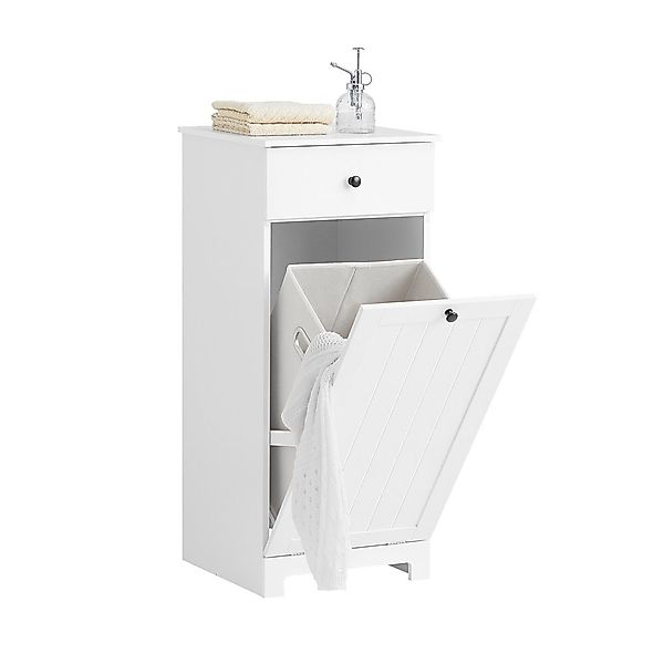 SoBuy Wäscheschrank BZR21, Badschrank mit Wäschekorb, günstig online kaufen