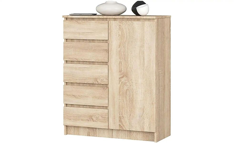 Highboard 80 cm breit Kuran ¦ holzfarben ¦ Maße (cm): B: 80 H: 97 Kommoden günstig online kaufen