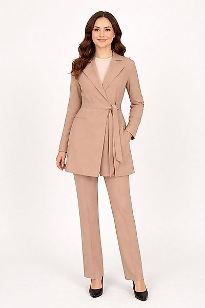 Modavitrini Hosenanzug Damen Zweiteiler Longblazer mit Hose elegant Modest günstig online kaufen